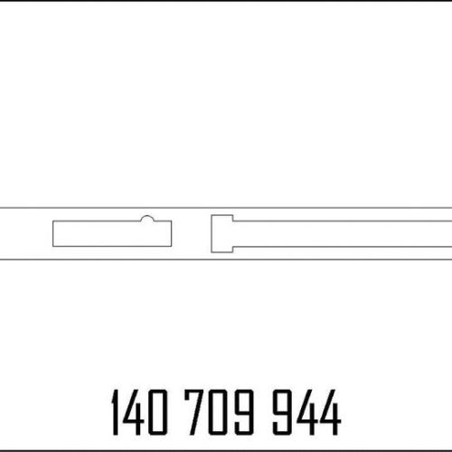 140709944 - PANEL 180 F.ZV HALTG.M.HOLE33 S MPD MR MS, ZINCOR POWDER COATED.